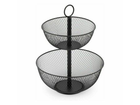 Miska na Owoce Confortime Pojedyńczy Metal 31 x 31 x 41 cm (4 Sztuk)