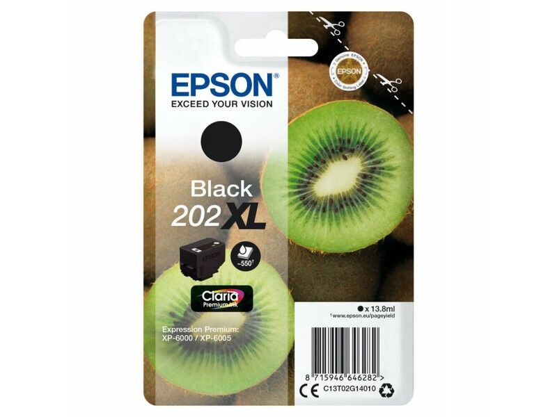 Oryginalny Wkład Atramentowy Epson C13T02G14010 Czarny