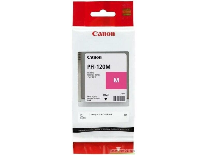 Oryginalny Wkład Atramentowy Canon PFI-120M Magenta