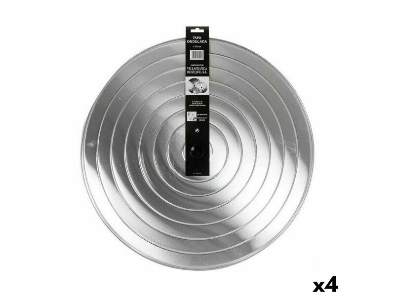 Pokrywka do Patelni VR Aluminium 70 x 70 x 3 cm (4 Sztuk)