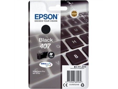 Oryginalny Wkład Atramentowy Epson WF-4745 Czarny Turkusowy