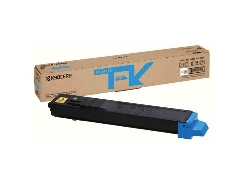 Toner Kyocera TK-8115C Niebieski Turkusowy
