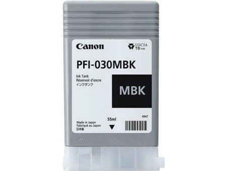 Oryginalny Wkład Atramentowy Canon PFI-030 MBK Czarny matowy