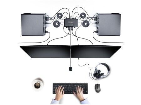 Przełącznik KVM Startech C2-D46-UAC-CBL-KVM 1,8 m
