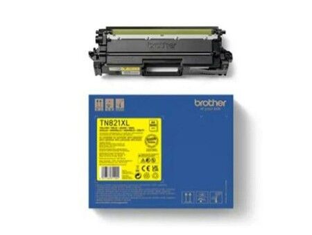 Toner Oryginalny Brother TN-821XLY Żółty