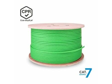 Kabel Sieciowy Sztywny FTP Kategoria 7 Aisens AWG23 Kolor Zielony 305 m
