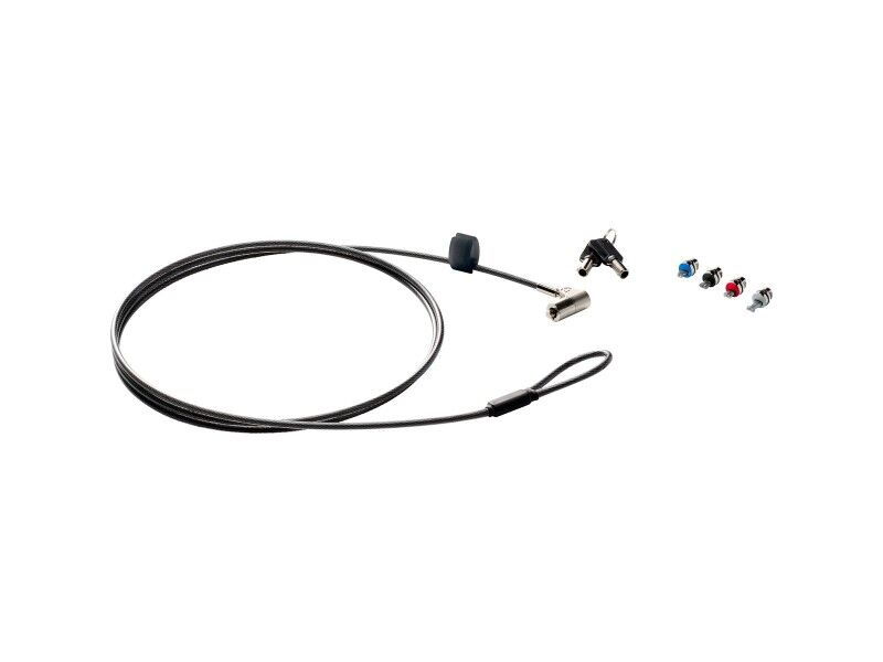 Kabel Bezpieczeństwa HP 6UW42AA Czarny Srebrzysty