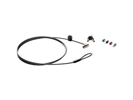 Kabel Bezpieczeństwa HP 6UW42AA Czarny Srebrzysty