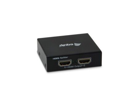 Zwrotnica elektryczna (spliter) Equip 2 PUERTOS Biały Czarny