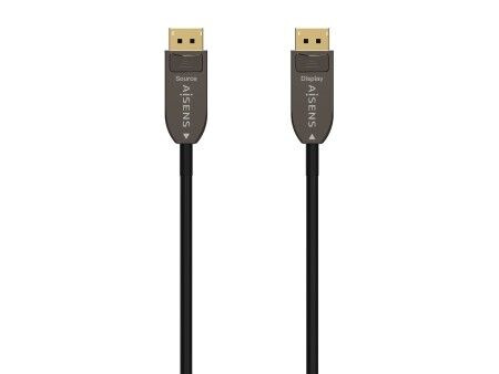 Kabel DisplayPort Aisens AOC V1.4 Czarny 20 m
