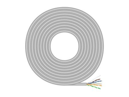 Kabel Sieciowy Sztywny UTP Kategoria 6 Aisens A135-0660 Szary 100 m
