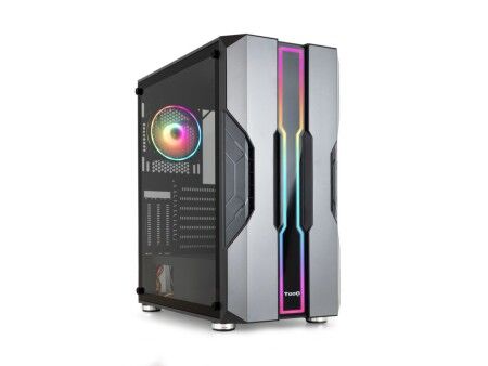 Semi Wieża ATX TooQ TQGCC103-B Czarny Czarny/Srebrzysty
