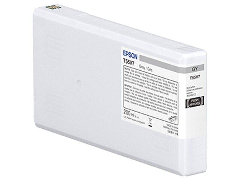 Oryginalny Wkład Atramentowy Epson T55W7 Szary