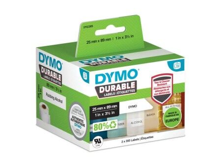 Taśma Laminowana Dymo LabelWriter Biały polipropylen Plastikowy