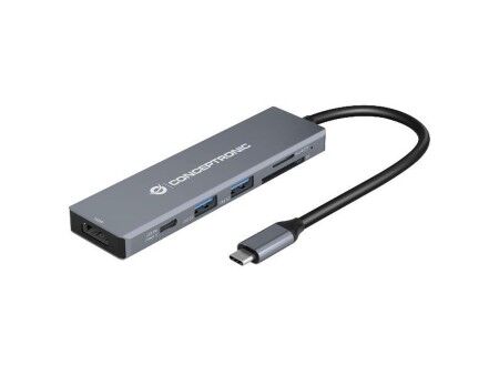 HUB USB Conceptronic 110520207101 Szary 100 W