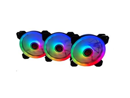 Wentylator do Obudowy Talius IRIS SPECTRUM ARGB/CRONOS Ø 12 cm (3 Sztuk)