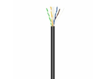 Kabel Sieciowy Sztywny UTP Kategoria 6 Aisens A135-0675 Czarny 100 m