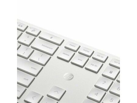 Klawiatura Bezprzewodowa i Myszka HP 4R016AA Biały Qwerty Hiszpańska