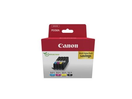 Oryginalny Wkład Atramentowy Canon CLI551 Wielokolorowy (1 Sztuk)