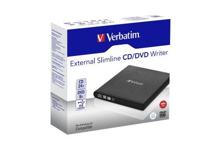 Nagrywarka zewnętrzna Verbatim Slimline CD/DVD 24x