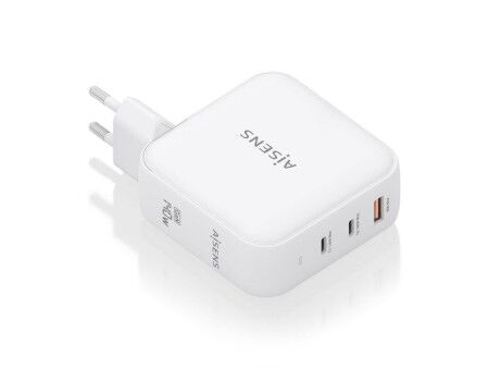 Ładowarka Ścienna Aisens ASCH-140W3P030-W Biały Wielokolorowy 140 W (1 Sztuk)