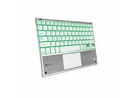 Klawiatura z Panelem Dotykowym Subblim SUB-KBT-SMBT50 Srebrzysty Qwerty Hiszpańska QWERTY