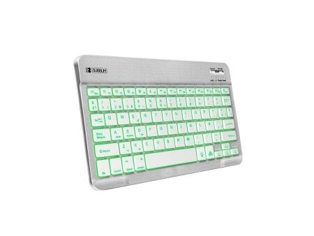 Klawiatura Bluetooth Subblim SUB-KBT-SMBL30 Wielokolorowy Srebrzysty Qwerty Hiszpańska QWERTY
