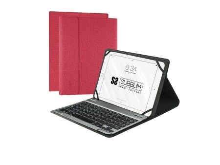 Torba na Tablet i Klawiaturę Subblim SUB-KT2-BT0003 10,1" Czerwony Qwerty Hiszpańska QWERTY