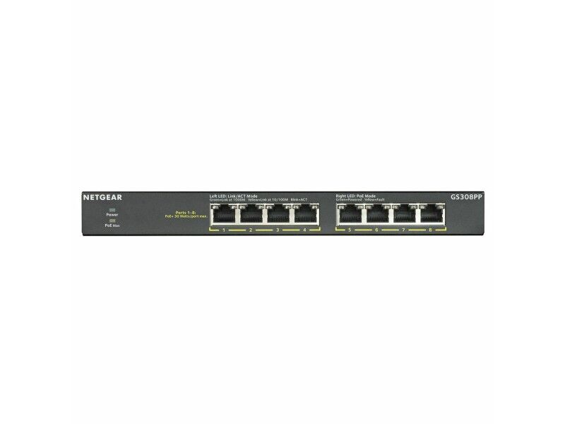 Przełącznik Netgear GS308PP-100EUS RJ-45