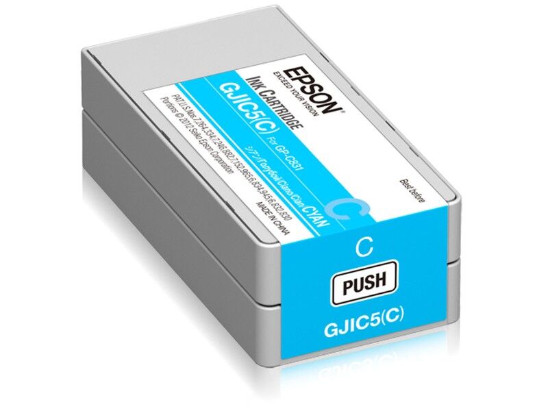 Oryginalny Wkład Atramentowy Epson GJIC5C Turkusowy