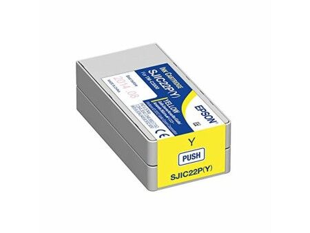 Oryginalny Wkład Atramentowy Epson SJIC22PY Żółty