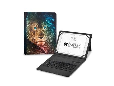 Klawiatura Bluetooth z podstawką do tabletu Subblim SUBKT5-BTTL30 Wielokolorowy Qwerty Hiszpańska