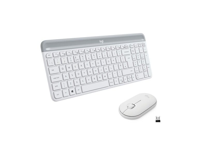 Klawiatura i Myszka Logitech 920-009197 Biały Włoski QWERTY