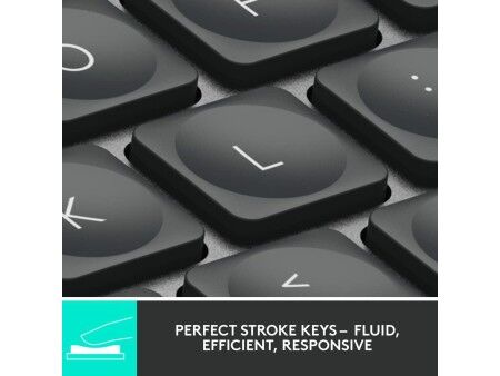 Klawiatura Logitech 920-010498 Bluetooth Czarny Angielski EEUU Szary Grafit QWERTY