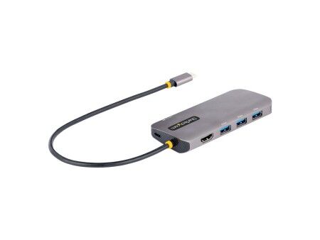 HUB USB Startech 127B-USBC-MULTIPORT Szary