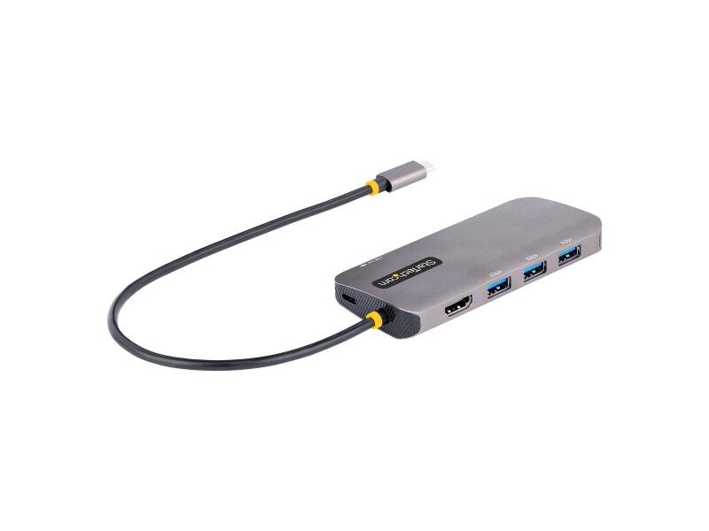 HUB USB Startech 127B-USBC-MULTIPORT Szary