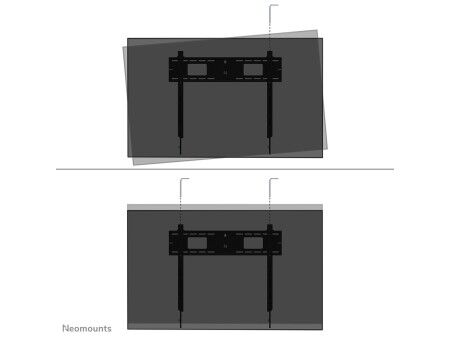 Uchwyt na TV Neomounts WL30-750BL18 43"