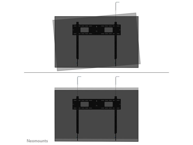 Uchwyt na TV Neomounts WL30-750BL18 43"