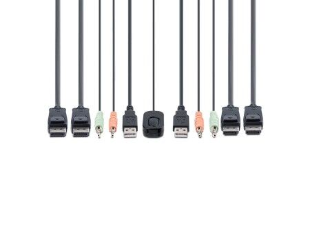 Przełącznik KVM Startech C2-DD46-UA2-CBL-KVM 1,5 m
