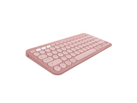 Klawiatura Bezprzewodowa Logitech K380s Różowy Qwerty Hiszpańska