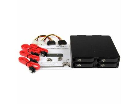 Rack Startech SATSASBP425 Czarny Przenośny 2,5"