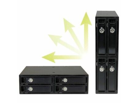 Rack Startech SATSASBP425 Czarny Przenośny 2,5"
