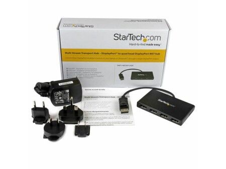 Zwrotnica elektryczna (spliter) DisplayPort Startech MSTDP124DP Czarny