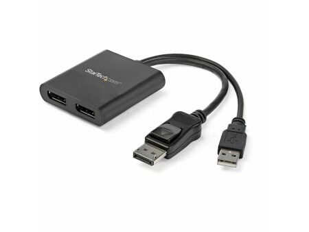 Zwrotnica elektryczna (spliter) DisplayPort Startech MSTDP122DP Czarny 4K Ultra HD