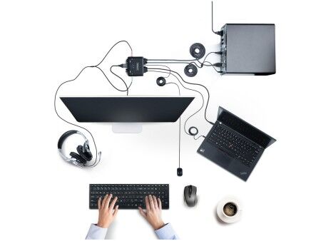 Przełącznik KVM Startech C2-H46-UAC-CBL-KVM 1,8 m