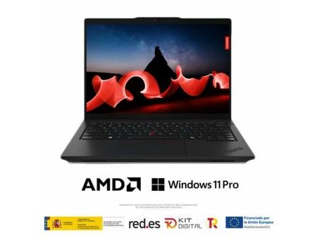 Laptop Lenovo 21L5002GSP 14" amd ryzen 5 7535U 16 GB RAM 512 GB SSD Qwerty Hiszpańska