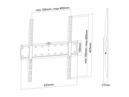 Uchwyt na TV Neomounts FPMA-W300BLACK      