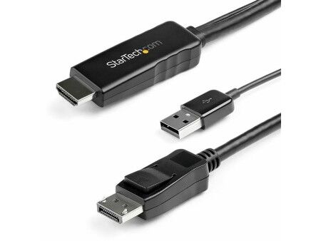 Adapter Display Port do HDMI/VGA Startech HD2DPMM2M            (2 m) Czarny