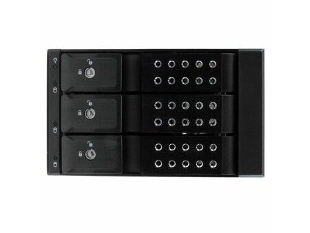 Rack Startech HSB3SATSASBA Czarny 3,5" Przenośny
