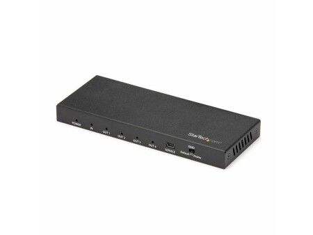 Zwrotnica elektryczna (spliter) HDMI Startech ST124HD202 Czarny